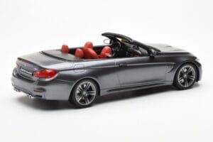 BMW M4 F83 Cabriolet Grau GT Spirit 1:18 GT081 Resin – Bild 2 von 6