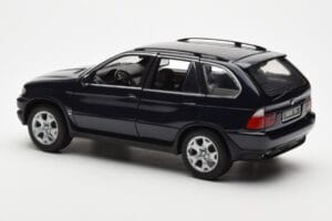 BMW X5 4.4i E53 Dunkel Blau Kyosho 1:18 08521DB Metall – Bild 7 von 8