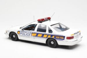 Chevrolet Caprice Watkins Glen Polizei UT Models 1:18 21028 Metall – Bild 5 von 6