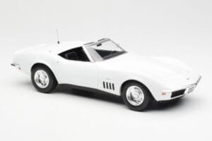Chevrolet Corvette C3 Cabriolet Can-Am Weiss Norev 1:18 189038 Metall – Bild 4 von 6