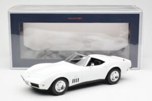 Chevrolet Corvette C3 Cabriolet Can-Am Weiss Norev 1:18 189038 Metall – Bild 6 von 6