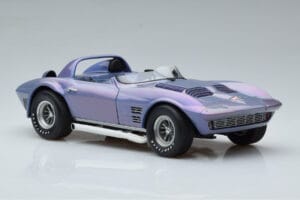 Chevrolet Corvette Grand Sport Roadster Laguna Seca Himmelblau Exoto 1:18 EXPRM00080 Metall – Bild 5 von 9