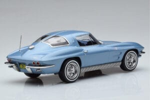 Chevrolet Corvette C2 Sting Ray Blau Norev 1:18 189050 Metall – Bild 2 von 6