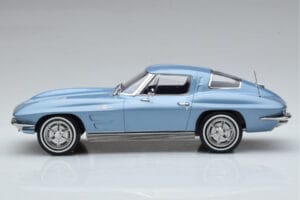 Chevrolet Corvette C2 Sting Ray Blau Norev 1:18 189050 Metall – Bild 3 von 6