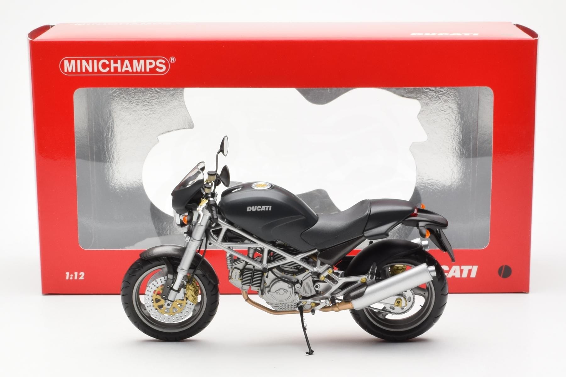 Ducati Monster M900 Schwarz Minichamps 1:12 122120101 Metall – Bild 4 von 4