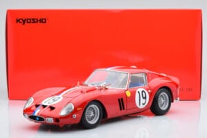 Ferrari 250 GTO #19 24 Hours of Le Mans 1962 Kyosho 1:18 08438A Metall – Bild 10 von 10