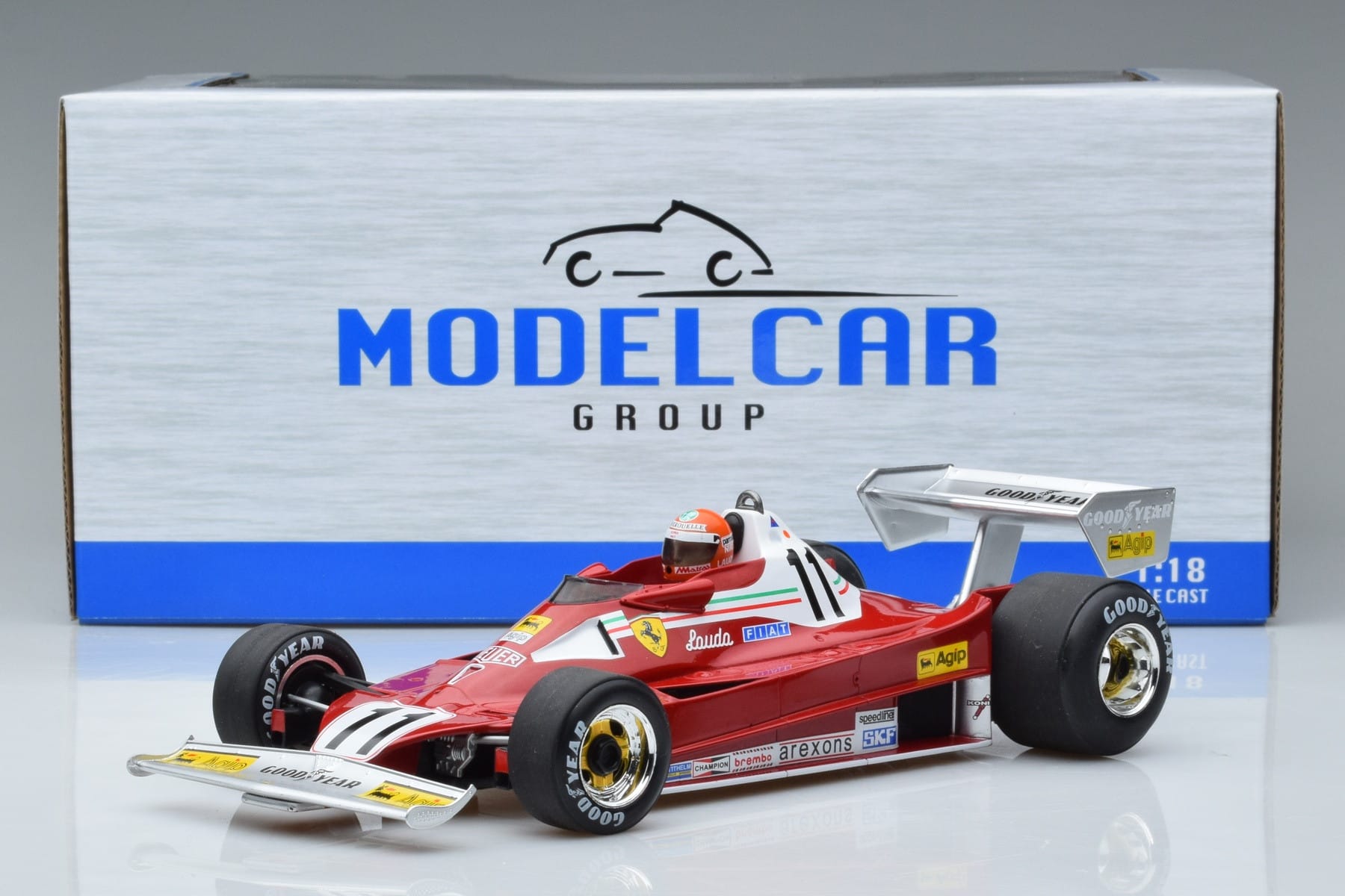 Ferrari 312 T2 B #11 N. Lauda Winner German GP 1977 MCG 1:18 MCG18622F Metall – Bild 6 von 6