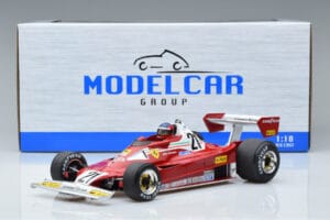 Ferrari 312 T2 B #21 G. Villeneuve Canadian GP 1977 MCG 1:18 MCG18623F Metall – Bild 6 von 6