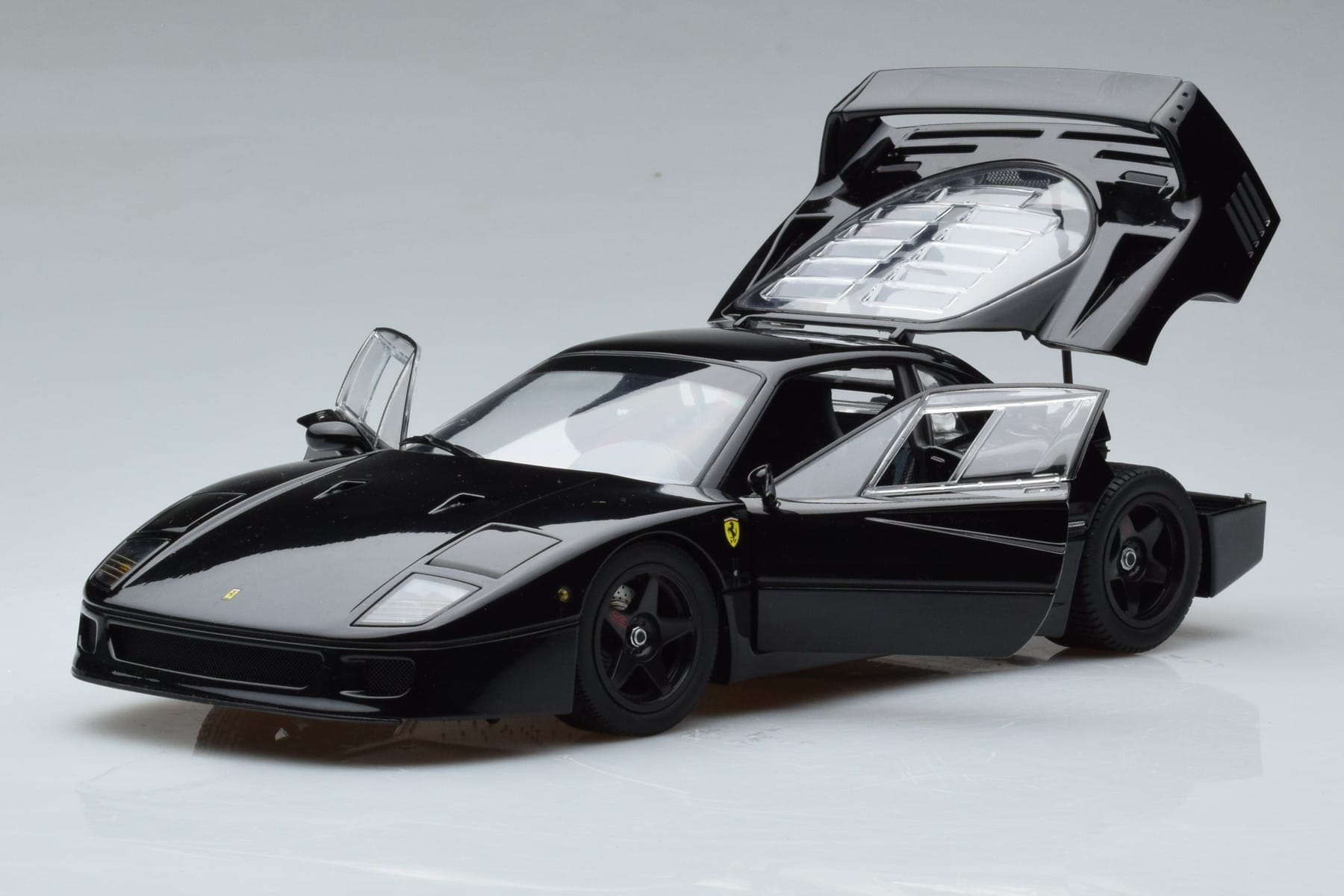 Ferrari F40 Lightweight Schwarz Kyosho 1:18 08412BK Metall – Bild 2 von 12