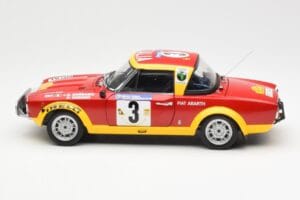 Fiat 124 Abarth #3 Barbasio / Sodano East African Safari Rally 1974 Sun Star 1:18 4952 Metall – Bild 4 von 8