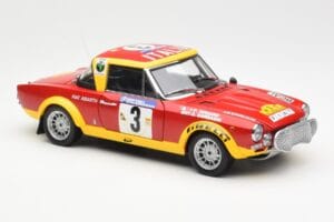 Fiat 124 Abarth #3 Barbasio / Sodano East African Safari Rally 1974 Sun Star 1:18 4952 Metall – Bild 6 von 8