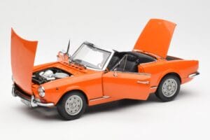Fiat 124 BS Orange Sun Star 1:18 4906 Metall – Bild 2 von 8