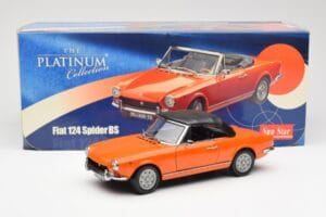 Fiat 124 BS Orange Sun Star 1:18 4906 Metall – Bild 8 von 8