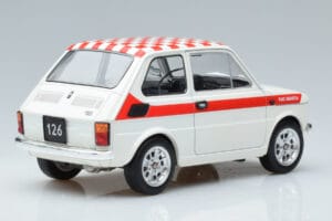 Fiat 126 Abarth Weiss MCG 1:18 MCG18325 Metall – Bild 2 von 6