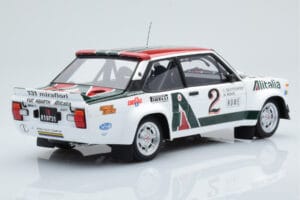 Fiat 131 Abarth Alitalia #2 W. Röhrl / C. Geistdörfer Rally Monte Carlo 1978 Kyosho 1:18 08376G Metall – Bild 3 von 10