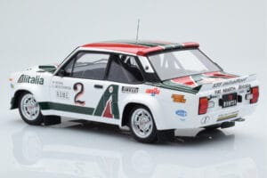 Fiat 131 Abarth Alitalia #2 W. Röhrl / C. Geistdörfer Rally Monte Carlo 1978 Kyosho 1:18 08376G Metall – Bild 7 von 10