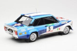 Fiat 131 Abarth #5 Team Fiat Works Rally Portugal 1980 Kyosho 1:18 08376A Metall – Bild 3 von 8