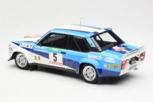 Fiat 131 Abarth #5 Team Fiat Works Rally Portugal 1980 Kyosho 1:18 08376A Metall – Bild 7 von 8