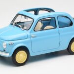 Fiat Nuova 500 Celeste Blau Kyosho 1:18