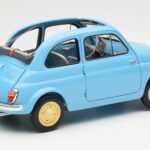 Fiat Nuova 500 Celeste Blau Kyosho 1:18 - image 3 of 8