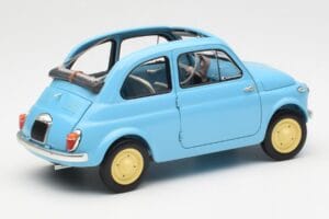 Fiat Nuova 500 Celeste Blau Kyosho 1:18 08966LB Metall – Bild 3 von 8