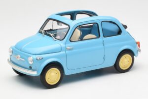 Fiat Nuova 500 Celeste Blau Kyosho 1:18