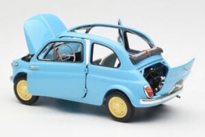 Fiat Nuova 500 Celeste Blau Kyosho 1:18 08966LB Metall – Bild 5 von 8