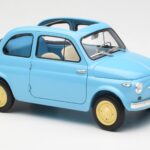 Fiat Nuova 500 Celeste Blau Kyosho 1:18 - image 6 of 8