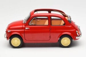 Fiat Nuova 500 Coral Rot Kyosho 1:18 08966R Metall – Bild 4 von 8