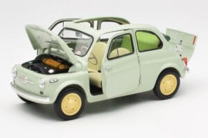 Fiat Nuova 500 Clear Grün Kyosho 1:18 08966LG Metall – Bild 2 von 8