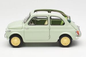 Fiat Nuova 500 Clear Grün Kyosho 1:18 08966LG Metall – Bild 4 von 8
