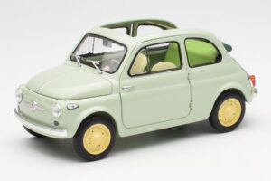 Fiat Nuova 500 Clear Grün Kyosho 1:18