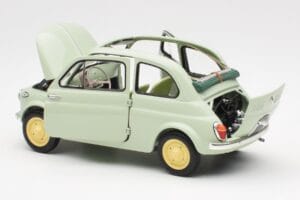 Fiat Nuova 500 Clear Grün Kyosho 1:18 08966LG Metall – Bild 5 von 8
