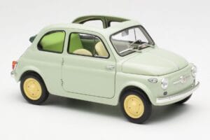 Fiat Nuova 500 Clear Grün Kyosho 1:18 08966LG Metall – Bild 6 von 8