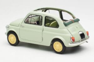 Fiat Nuova 500 Clear Grün Kyosho 1:18 08966LG Metall – Bild 7 von 8