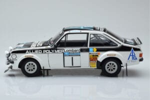 Ford Escort RS 1800 Allied Polymer #1 T. Makinen / H. Liddon Winner RAC Rally 1975 Minichamps 1:18 100758401 Metall – Bild 4 von 8