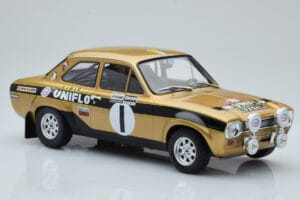Ford Escort Mk1 RS1600 Night Version #1 R. Clark / J. Porter Rally Wales 1972 IXO 1:18 18RMC100 Metall – Bild 4 von 6