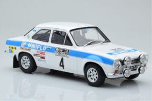 Ford Escort Mk1 RS1600 Night Version #4 R. Clark / T. Mason RAC Rally 1972 IXO 1:18 18RMC101 Metall – Bild 4 von 6
