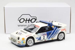 Ford RS200 Gr.B #2 S. Blomqvist / B. Berglund Lombard RAC Rally 1986 Otto 1:18 OT679 Resin – Bild 6 von 6