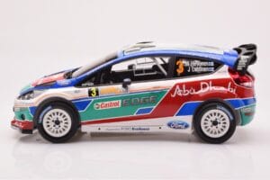 Ford Fiesta RS WRC Ford Abu Dhabi #3 M. Hirvonen / J. Lehtinen Winner Rally Australia 2011 Minichamps 1:18 151110803 Metall – Bild 3 von 6
