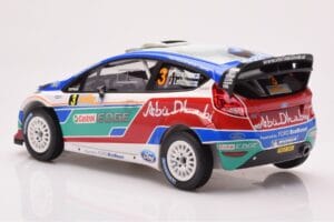 Ford Fiesta RS WRC Ford Abu Dhabi #3 M. Hirvonen / J. Lehtinen Winner Rally Australia 2011 Minichamps 1:18 151110803 Metall – Bild 5 von 6