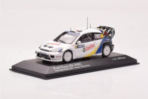 Ford Focus RS WRC #4 M. Martin / M. Park Neste Rally Finland Winners 2003 Minichamps 1:43 400038304 Metall – Bild 2 von 4