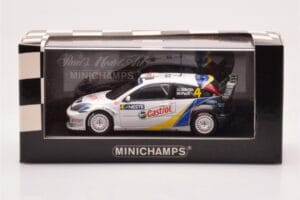 Ford Focus RS WRC #4 M. Martin / M. Park Neste Rally Finland Winners 2003 Minichamps 1:43 400038304 Metall – Bild 4 von 4