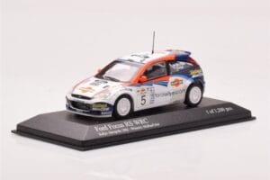 Ford Focus RS WRC #5 C. McRae / N. Grist Rally Acropolis Winner 2002 Minichamps 1:43 430028905 Metall – Bild 2 von 4