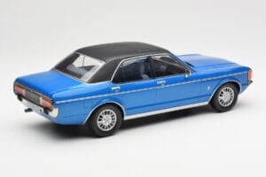 Ford Granada Mk1 Metallic Blau Matt Schwarz MCG 1:18 MCG18394 Metall – Bild 2 von 6