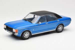 Ford Granada Mk1 Metallic Blau Matt Schwarz MCG 1:18