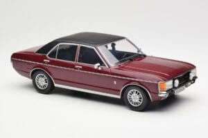 Ford Granada Mk1 Metallic Dunkelrot Matt Schwarz MCG 1:18 MCG18393 Metall – Bild 4 von 6