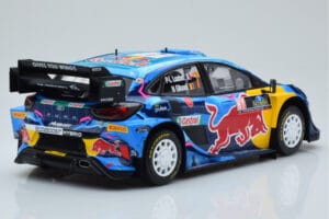 Ford Puma Rally1 WRC #7 P-L. Loubet / N. Gilsoul Rally Sweden 2023 IXO 1:18 18RMC154B Metall – Bild 2 von 6