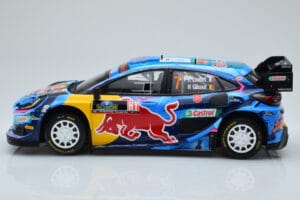 Ford Puma Rally1 WRC #7 P-L. Loubet / N. Gilsoul Rally Sweden 2023 IXO 1:18 18RMC154B Metall – Bild 3 von 6