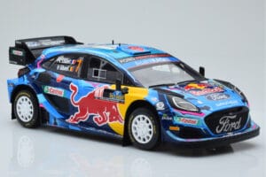 Ford Puma Rally1 WRC #7 P-L. Loubet / N. Gilsoul Rally Sweden 2023 IXO 1:18 18RMC154B Metall – Bild 4 von 6